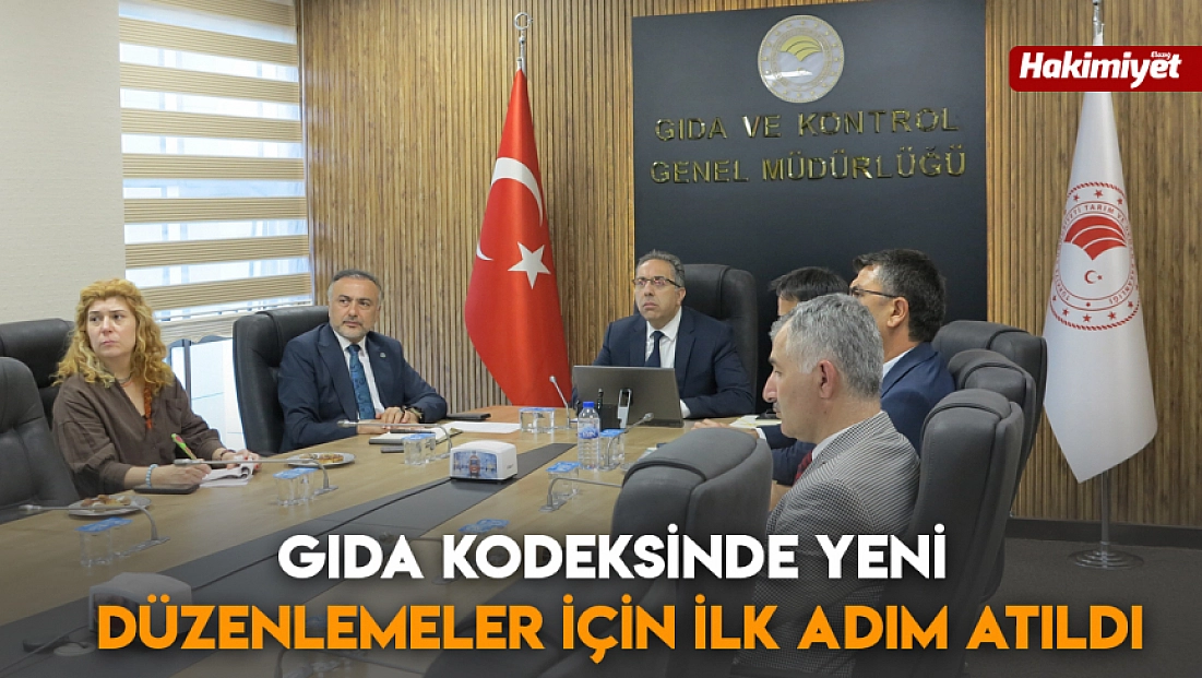 Gıda kodeksinde yeni düzenlemeler için ilk adım atıldı