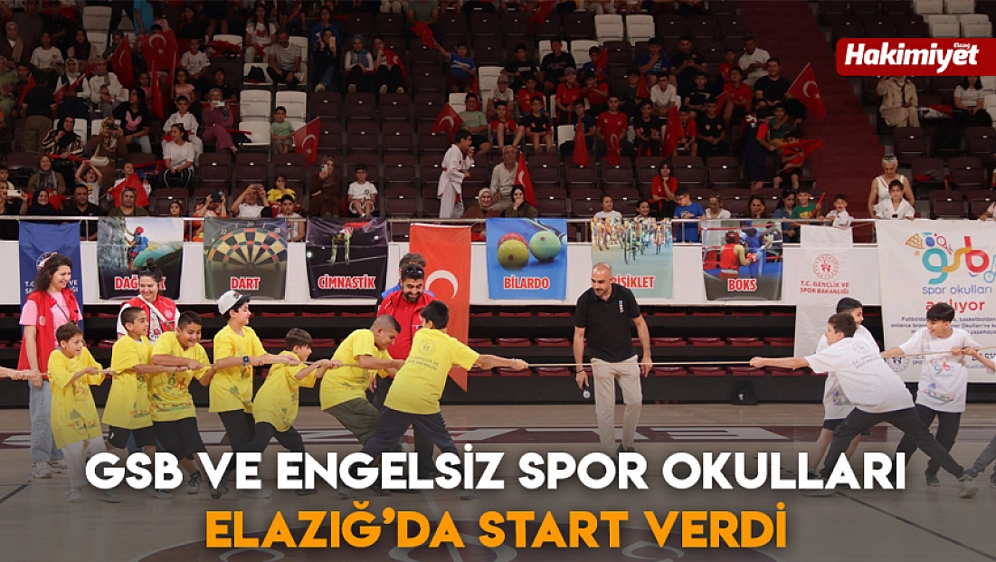 Gsb ve engelsiz spor okulları Elazığ’da start verdi