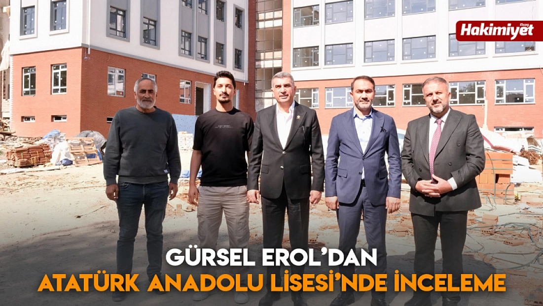 Gürsel Erol’dan Atatürk Anadolu Lisesi’nde inceleme