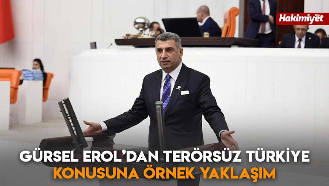 Gürsel Erol’dan Terörsüz Türkiye konusuna örnek yaklaşım