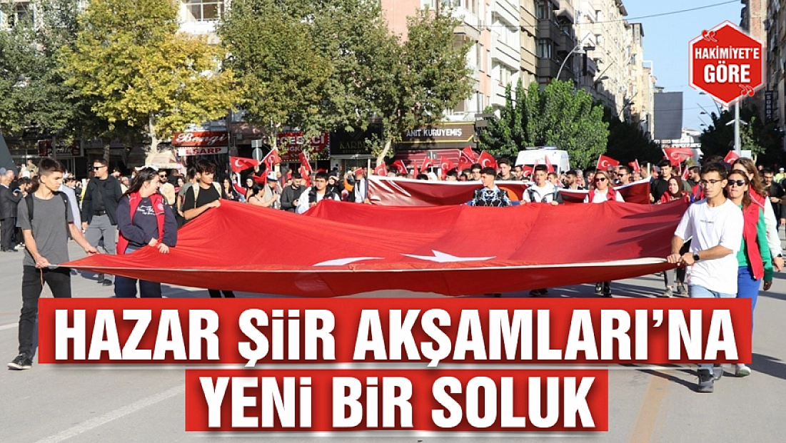 Hazar Şiir Akşamları’na yeni bir soluk