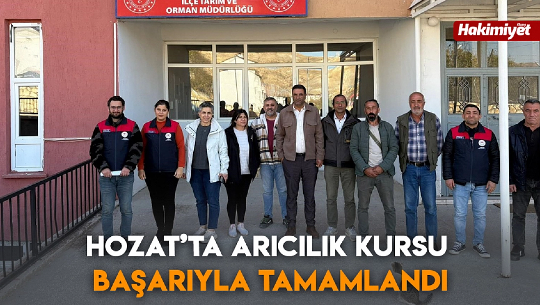 Hozat’ta arıcılık kursu başarıyla tamamlandı