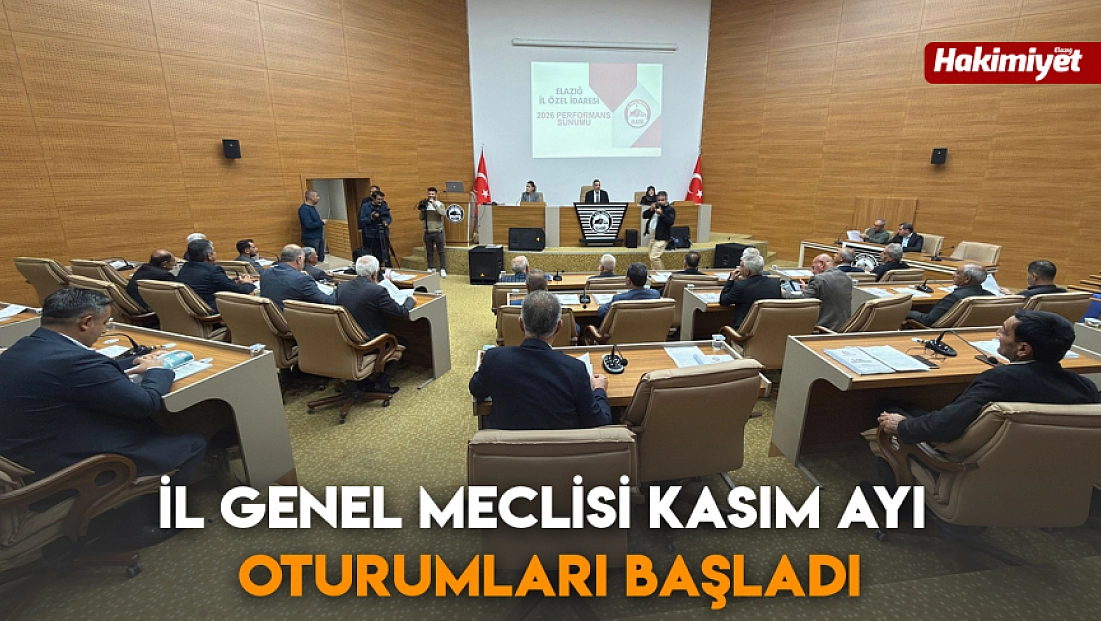 İl Genel Meclisi Kasım Ayı Oturumları Başladı