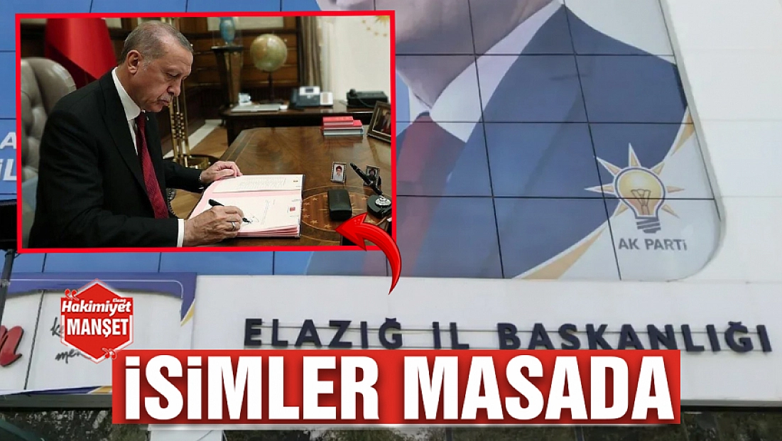 İsimler masada