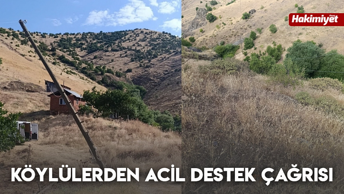 Köylülerden acil destek çağrısı