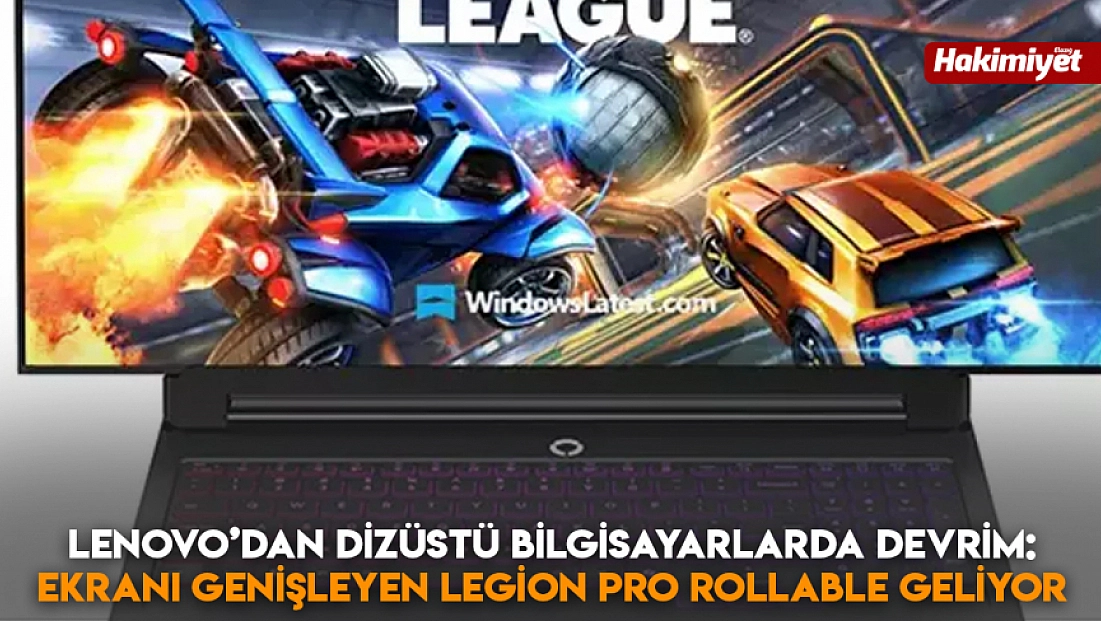 Lenovo’dan dizüstü bilgisayarlarda devrim: Ekranı genişleyen Legion Pro Rollable geliyor