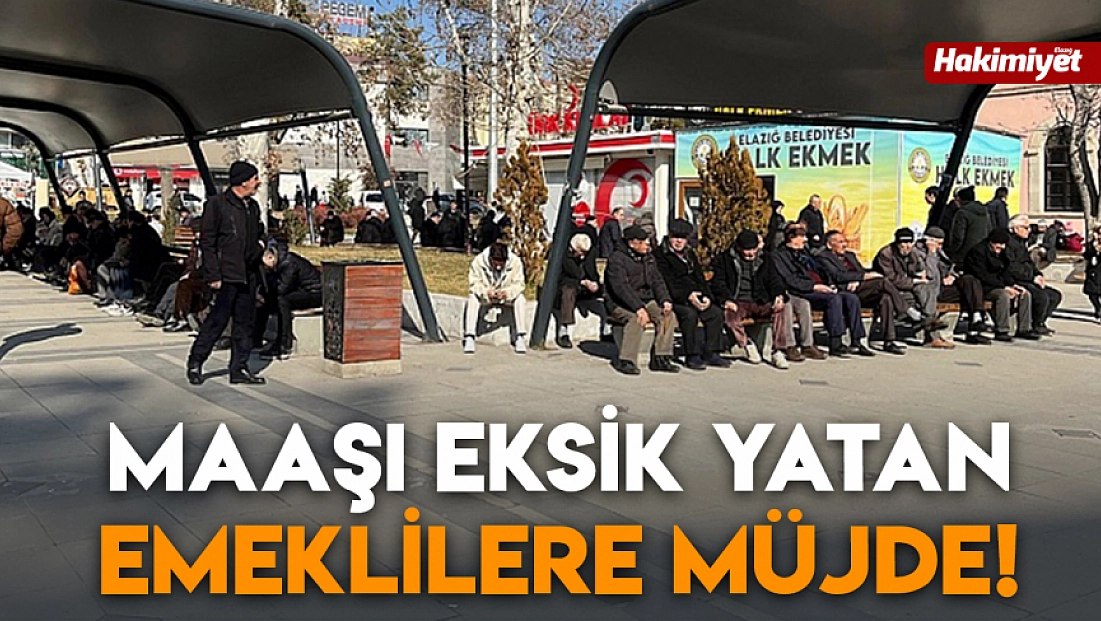 Maaşı eksik yatan emeklilere müjde!