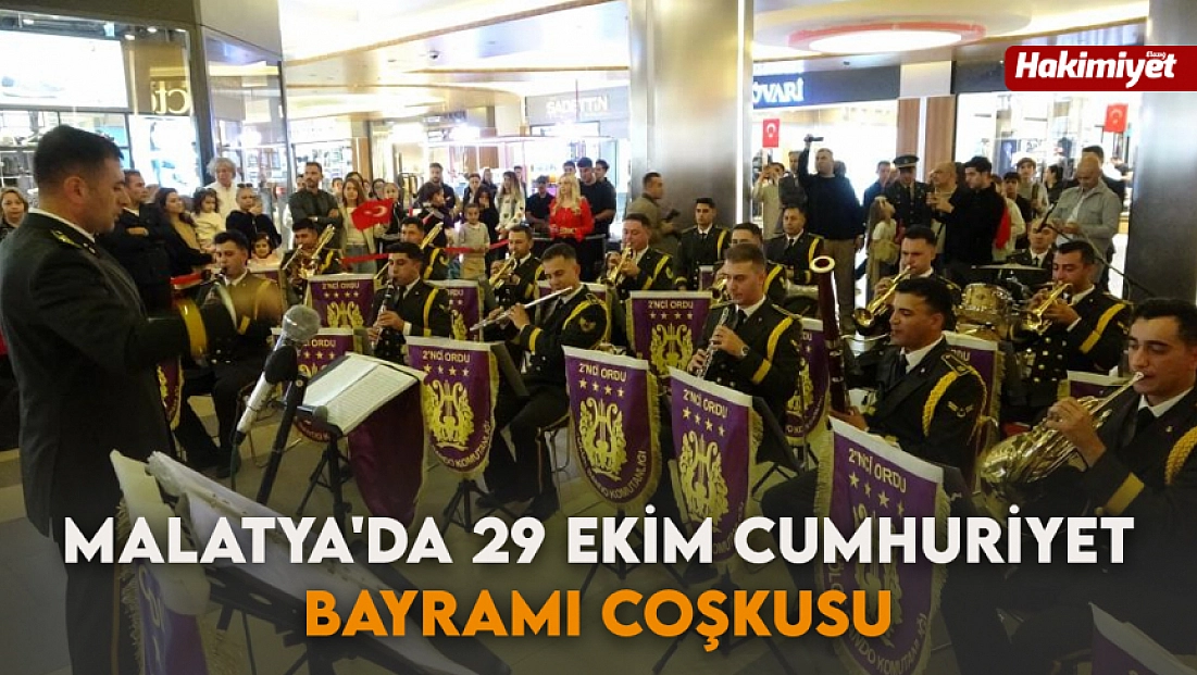 Malatya'da 29 Ekim Cumhuriyet Bayramı coşkusu
