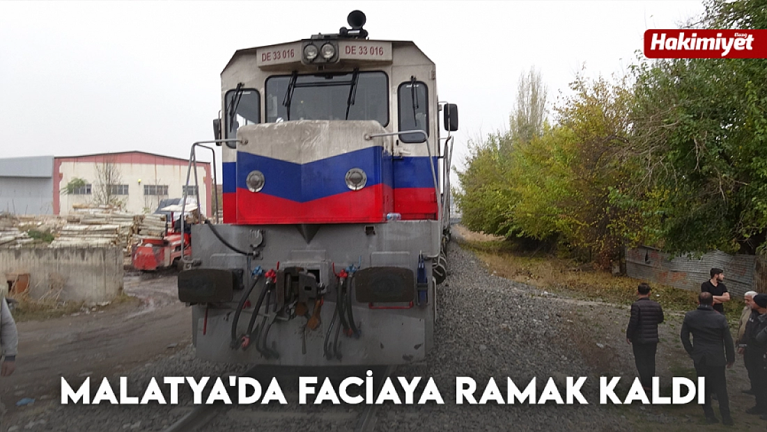 Malatya'da faciaya ramak kaldı
