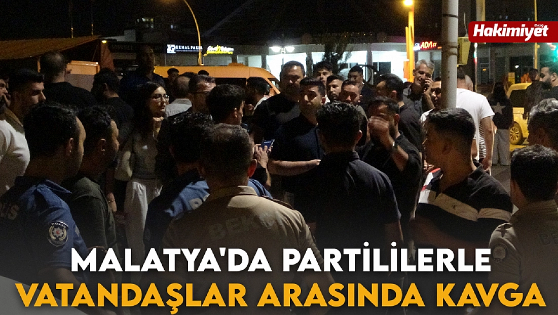 Malatya'da partililerle vatandaşlar arasında kavga