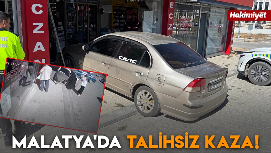 Malatya'da talihsiz kaza!