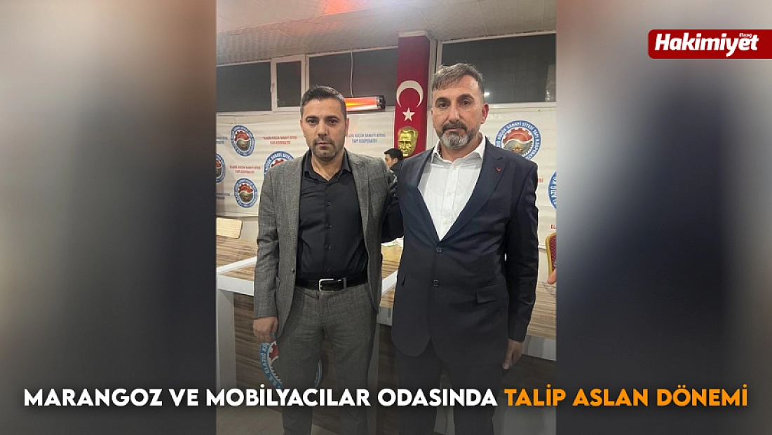 Marangoz ve mobilyacılar odasında talip aslan dönemi