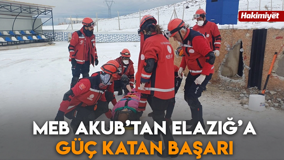 MEB AKUB’tan Elazığ’a güç katan başarı