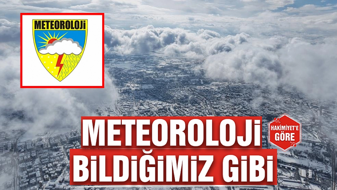 Meteoroloji bildiğimiz gibi