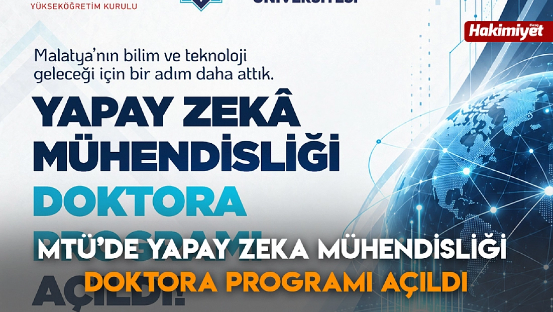 MTÜ’de yapay zeka mühendisliği doktora programı açıldı