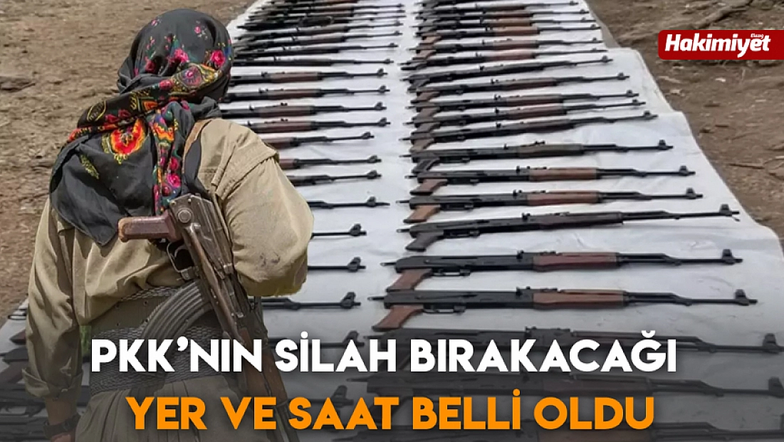 PKK’nın silah bırakacağı yer ve saat belli oldu