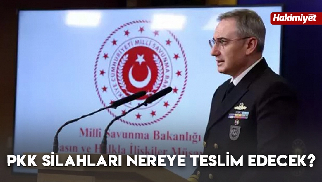 PKK silahları nereye teslim edecek?