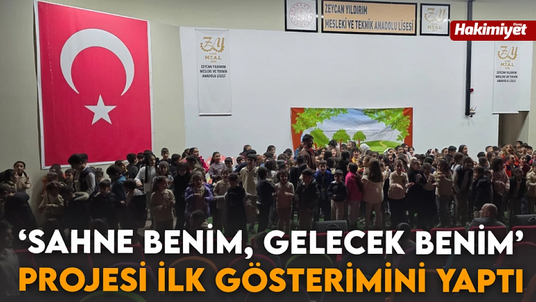 ‘Sahne benim, gelecek benim’ projesi ilk gösterimini yaptı