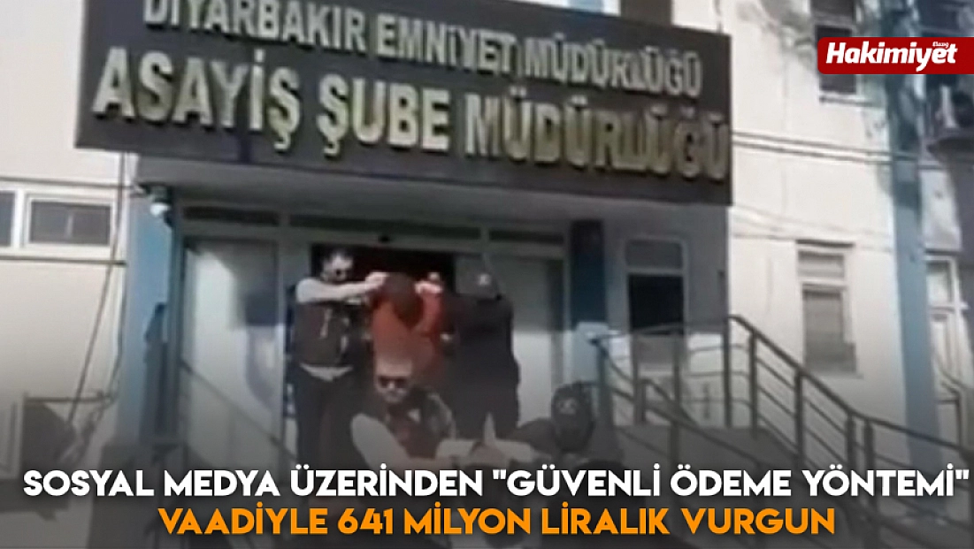 Sosyal medya üzerinden 'Güvenli ödeme yöntemi' vaadiyle 641 milyon liralık vurgun