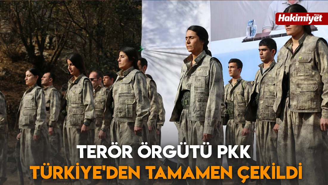 Terör örgütü PKK, Türkiye'den tamamen çekildi