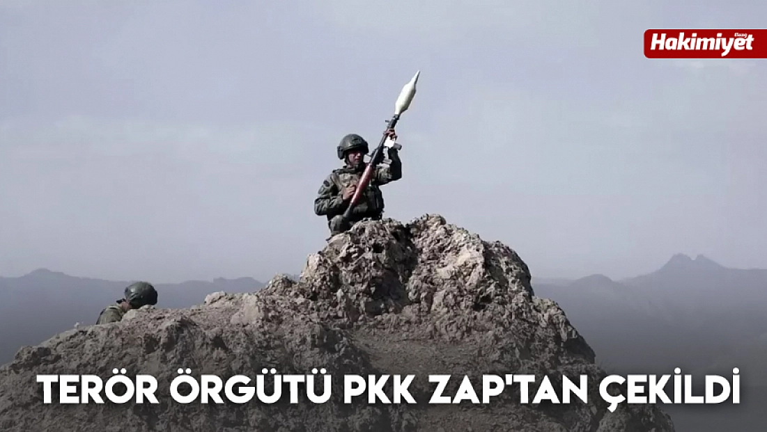 Terör örgütü PKK Zap'tan çekildi