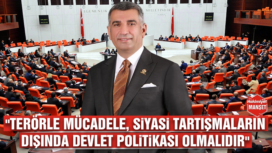 'Terörle mücadele, siyasi tartışmaların dışında devlet politikası olmalıdır'