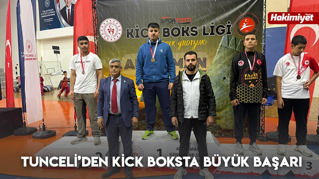 Tunceli’den kick boksta büyük başarı