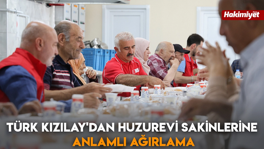 Türk Kızılay'dan huzurevi sakinlerine anlamlı ağırlama