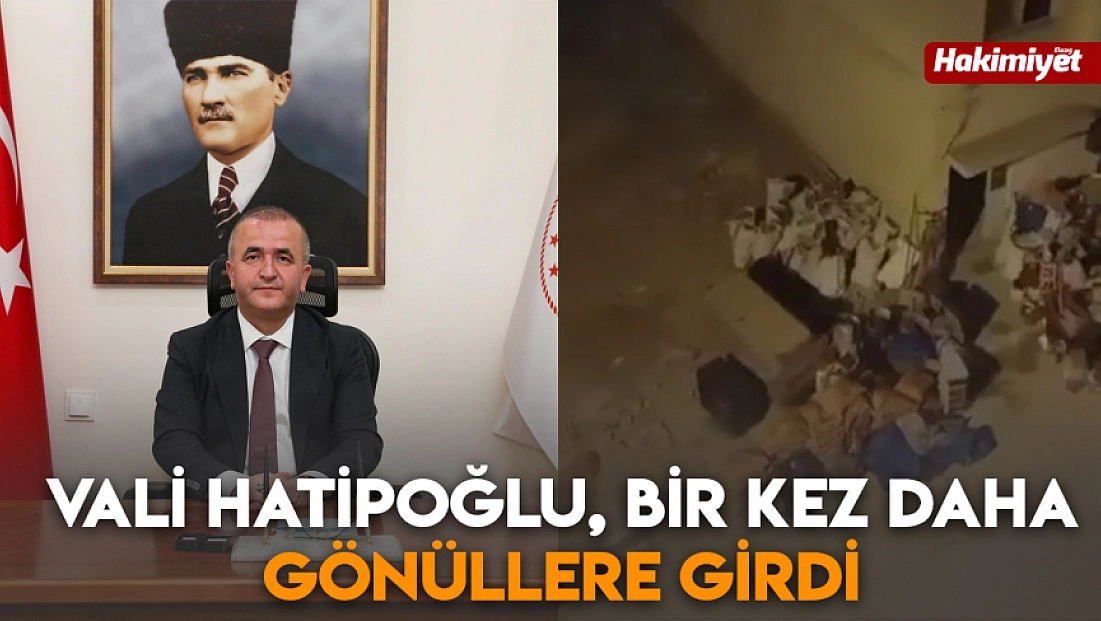 Vali Hatipoğlu, bir kez daha gönüllere girdi