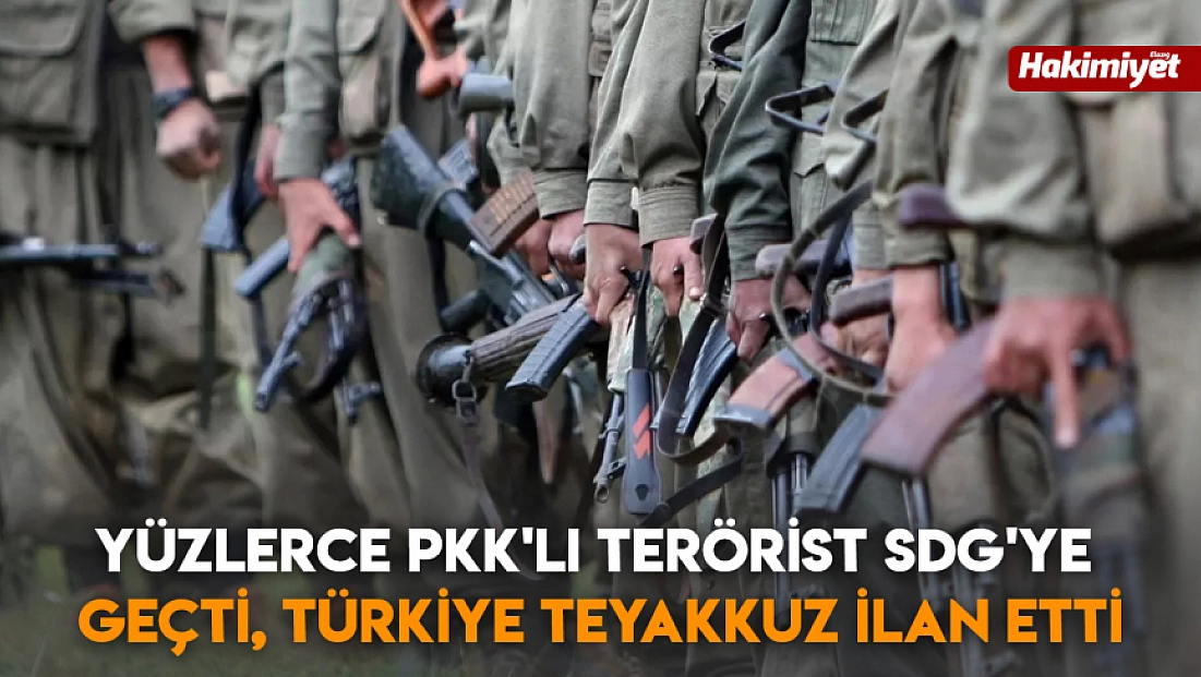 Yüzlerce PKK'lı terörist SDG'ye geçti, Türkiye teyakkuz ilan etti