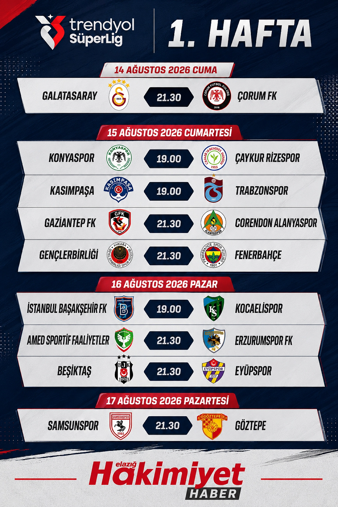 Trendyol Süper Lig'de 2026-2027 Sezonu Heyecanı Başlıyor