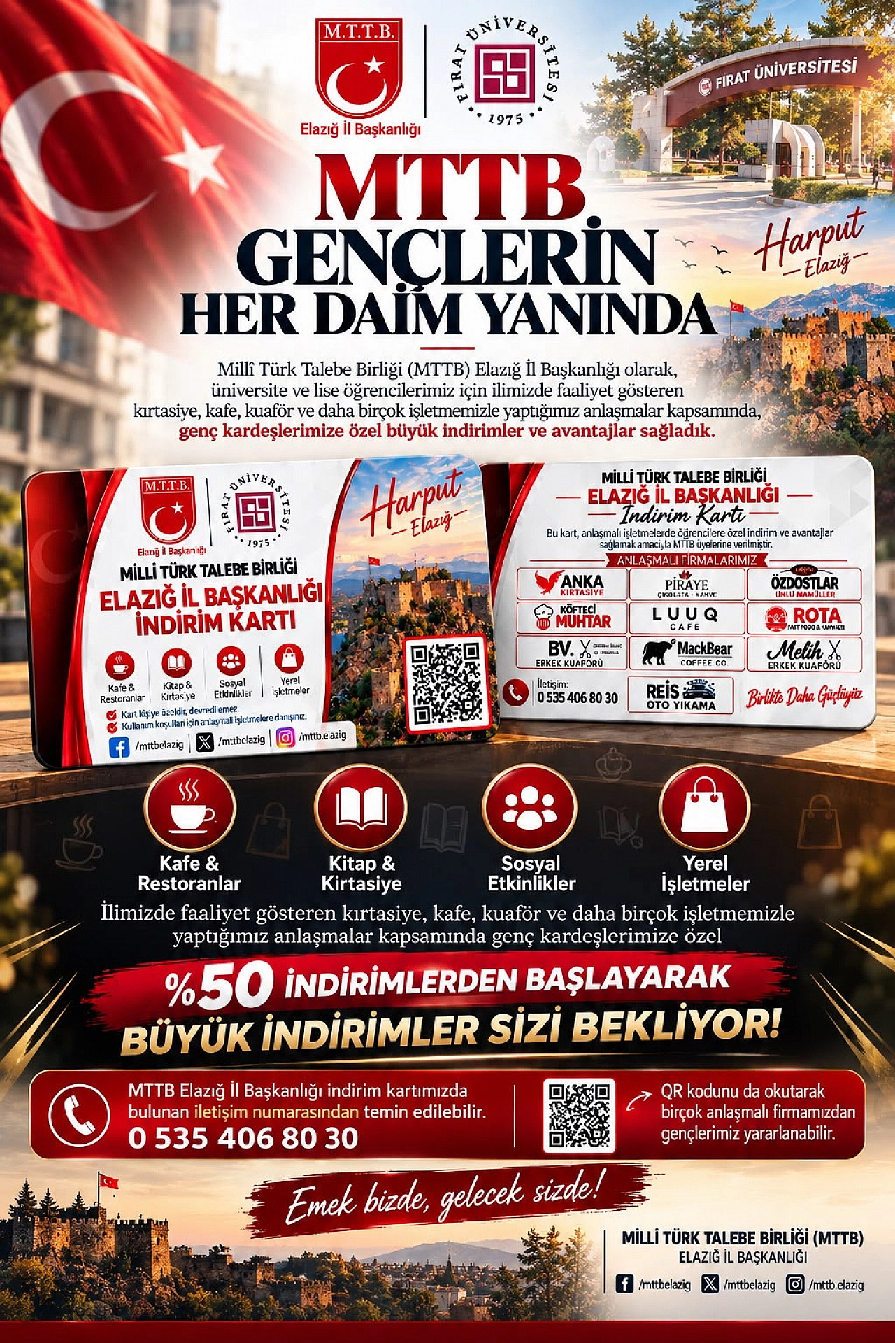 MTTB Elazığ'dan gençlere büyük destek!