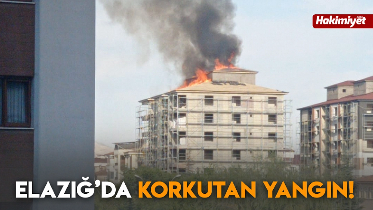 Elazığ'da korkutan yangın