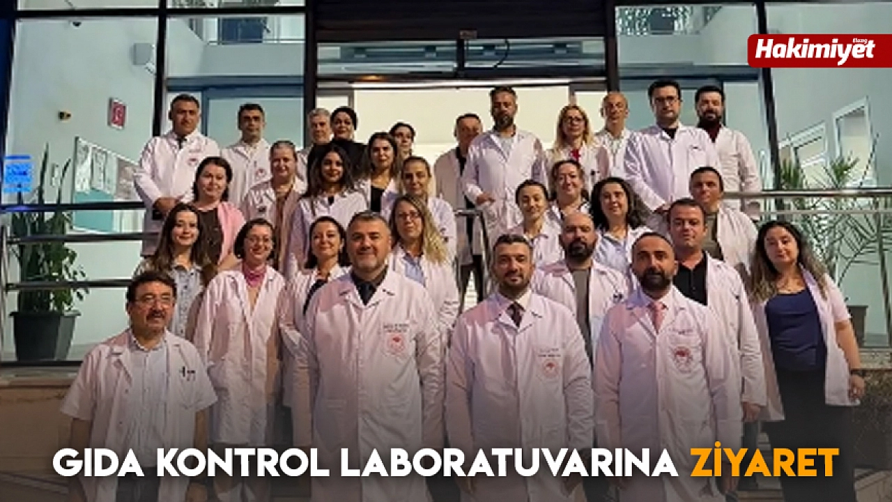 Gıda kontrol laboratuvarına ziyaret