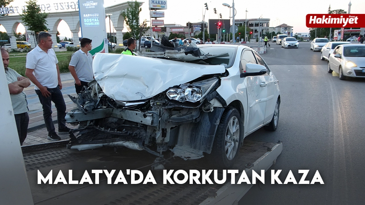Malatya'da endişe veren bir trafik kazası meydana geldi.