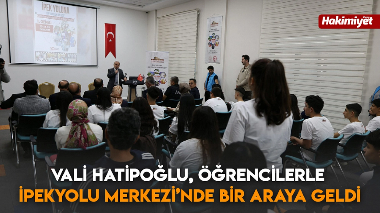 Vali Hatipoğlu, Öğrencilerle İpekyolu Merkezi’nde Bir Araya Geldi