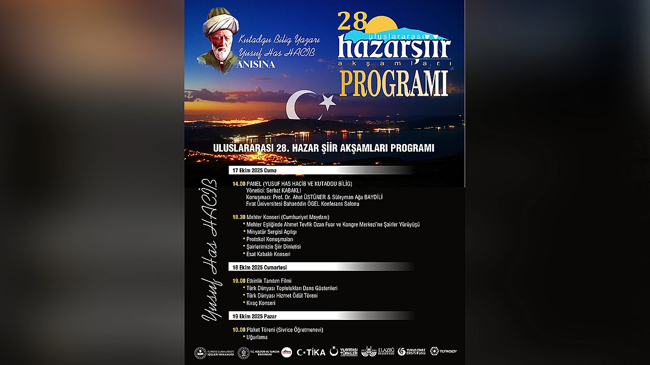 Hazar Şiir Akşamları başlıyor