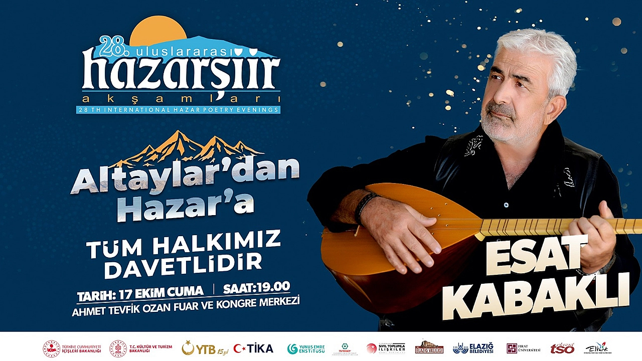 Hazar Şiir Akşamları başlıyor