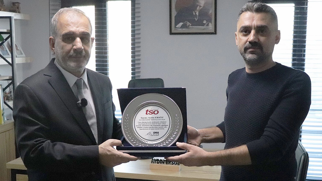 Başkan Alan'dan Aydın Ersöz'e ziyaret