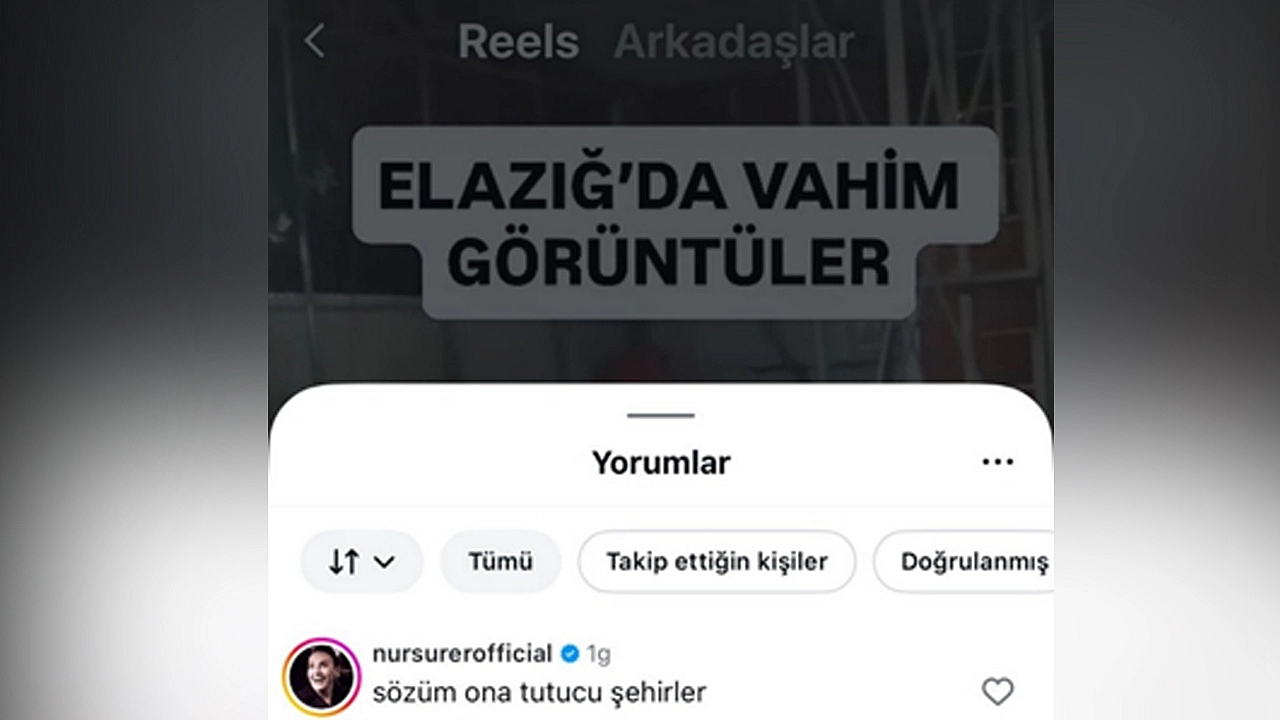 Nur Sürer, Elazığ'ı hedef aldı: 'Sözüm ona tutucu şehirler…'