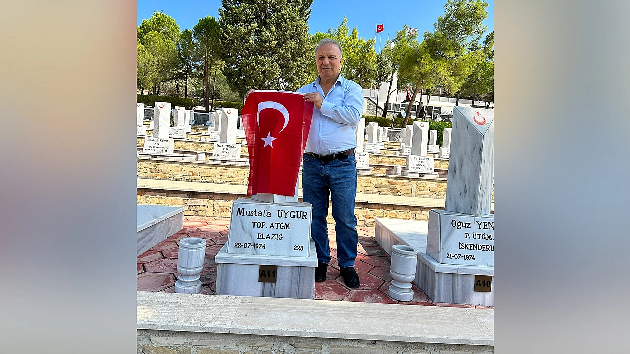 Türk Ocakları'ndan Kıbrıs Şehidi Mustafa Uygur'un ailesine anlamlı ziyaret