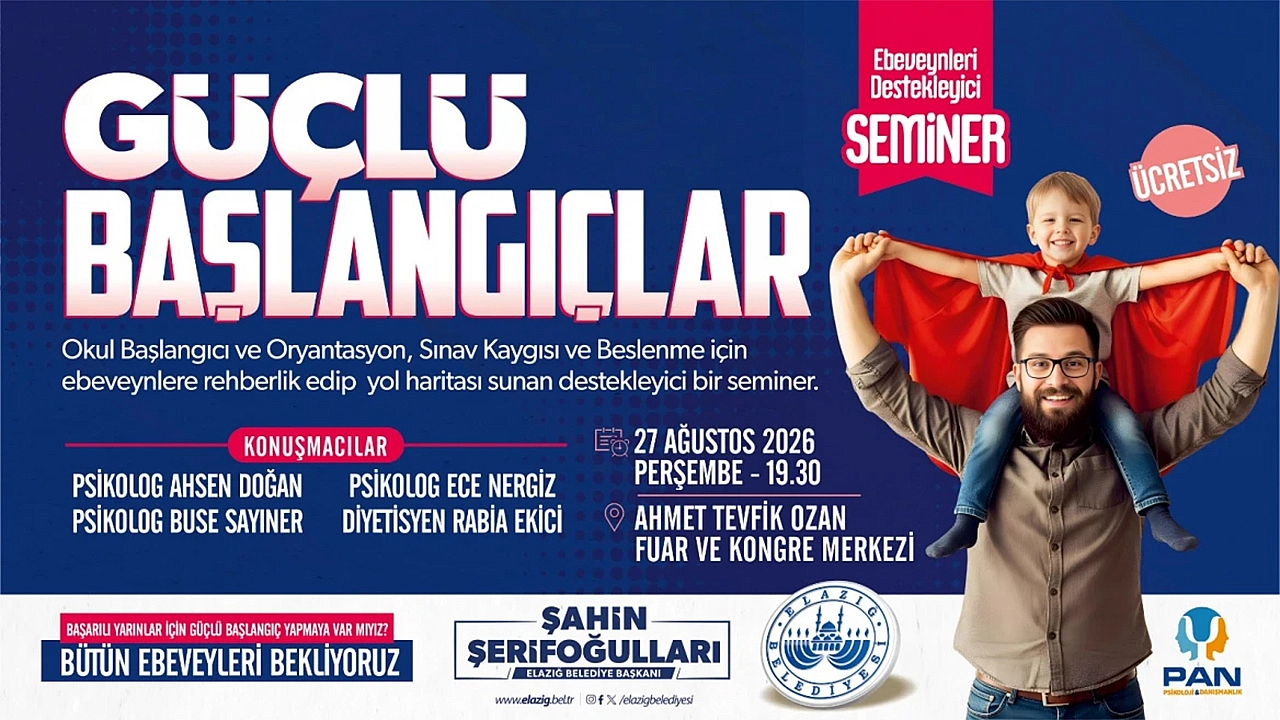 Elazığ Belediyesi'nden velilere yönelik seminer