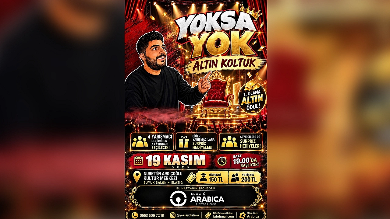 Elazığ'da 'Yoksa Yok Altın Koltuk' heyecanı!