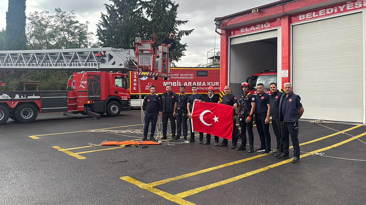 Elazığ İtfaiyesi 7/24 görevde
