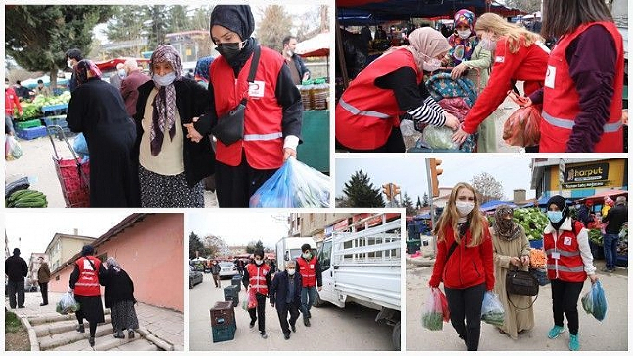 Genç gönüllülerden vefalı hareket