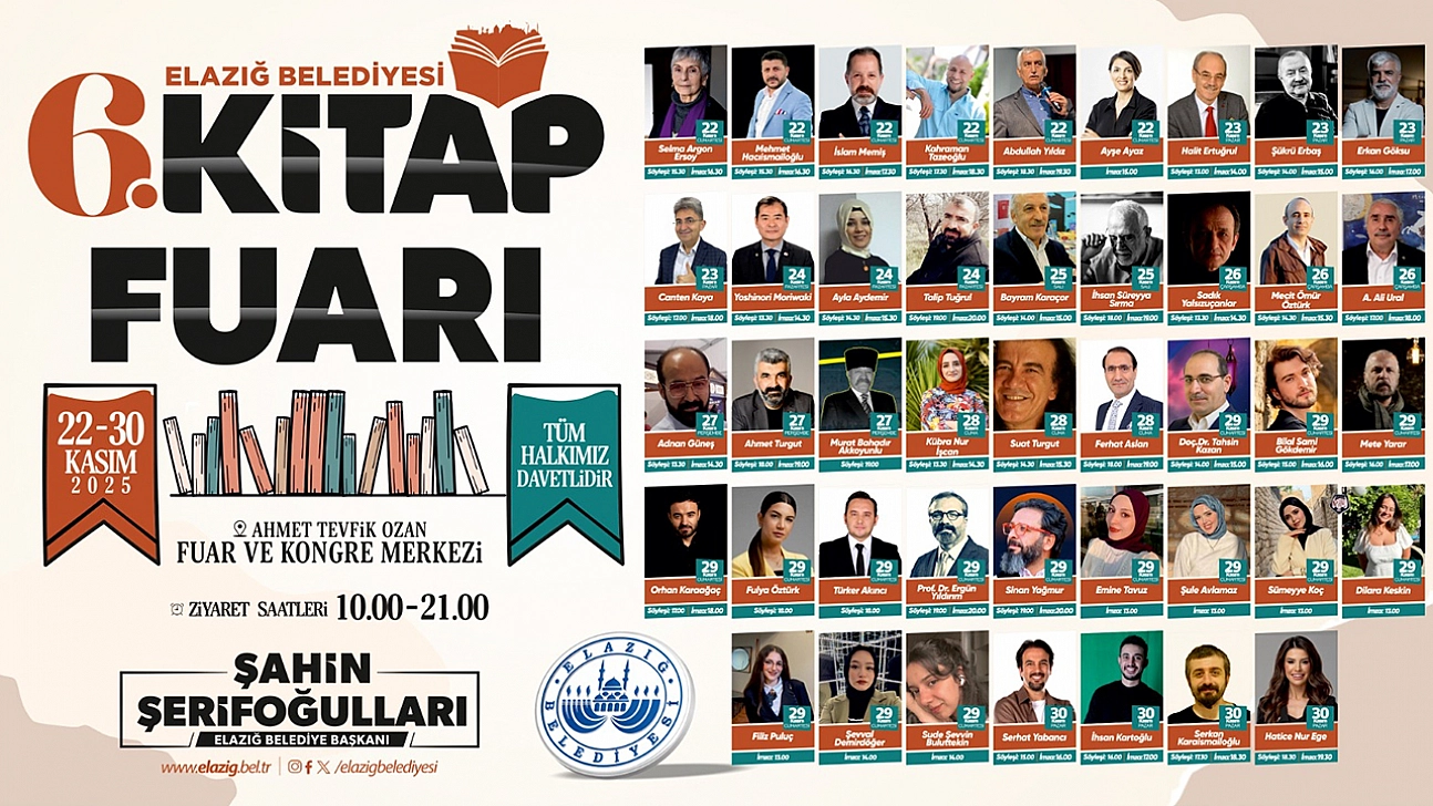 6. Kitap Fuarı'nda şair ve yazarlar vatandaşlarla buluşacak