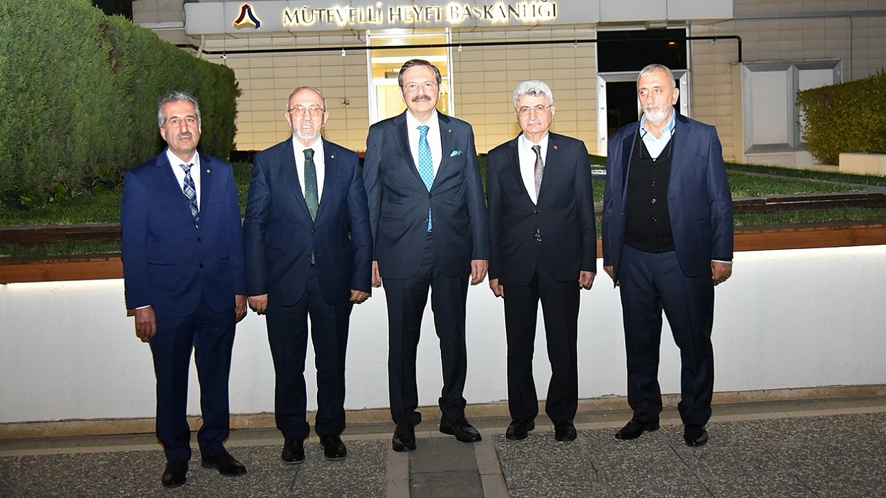 Başkan Dumandağ, TOBB Başkanı Hisarcıklıoğlu ile bir araya geldi