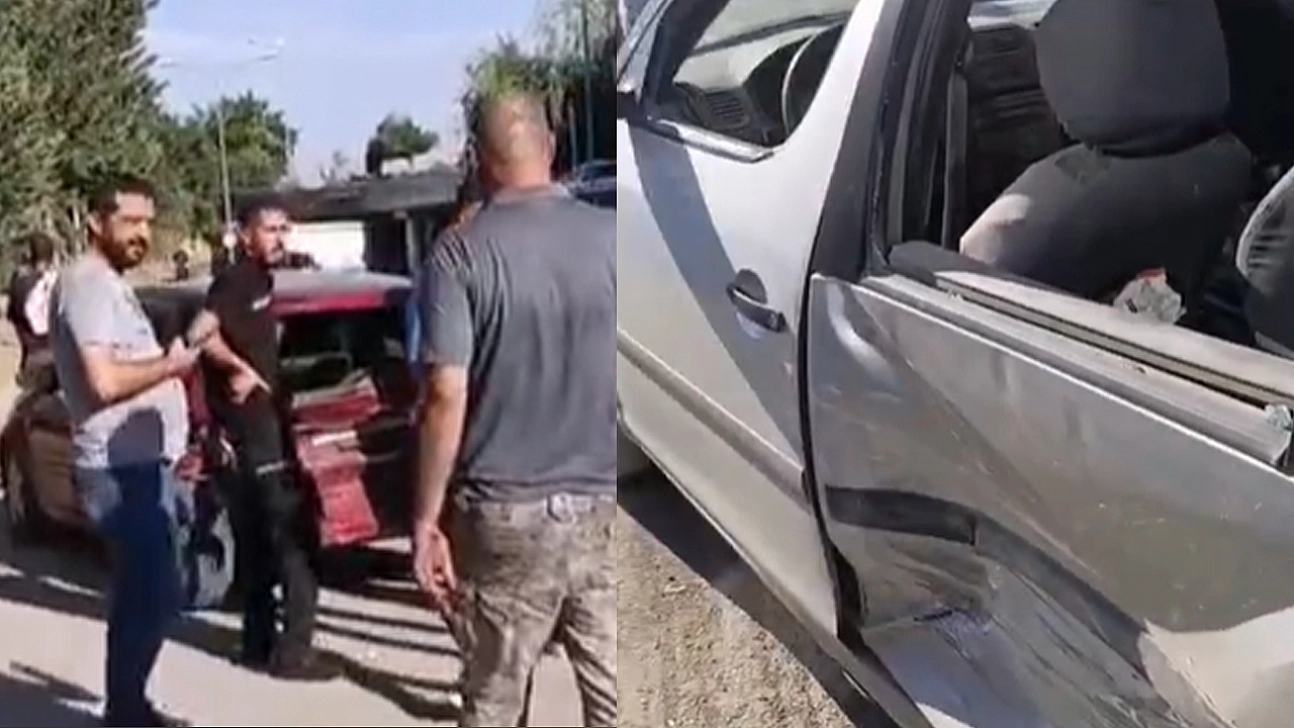 Elazığ'da sürücü iki araca çarptı!