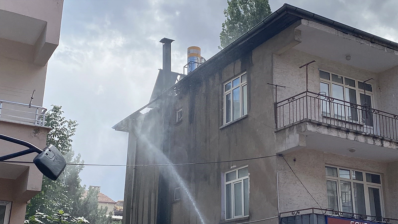 Elazığ'da yangın paniği