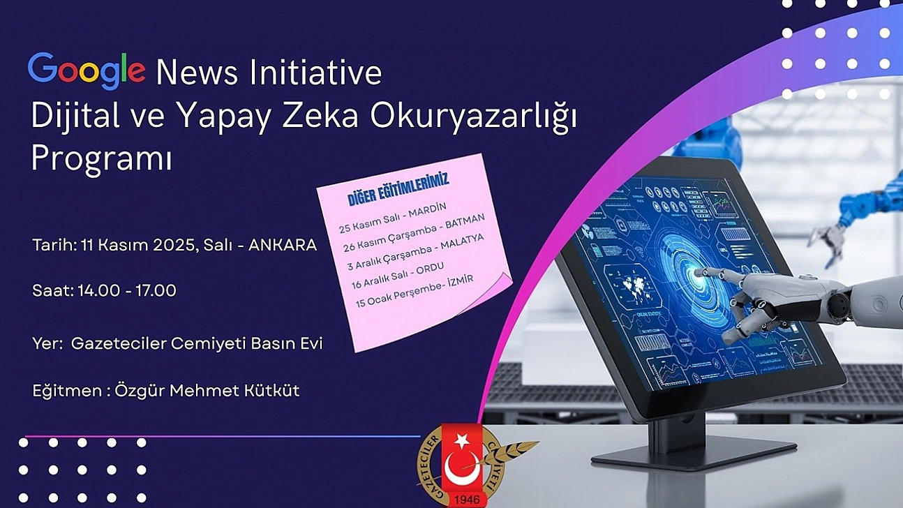 Google, Malatya'da yapay zeka eğitimi verecek
